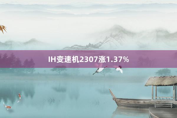 IH变速机2307涨1.37%
